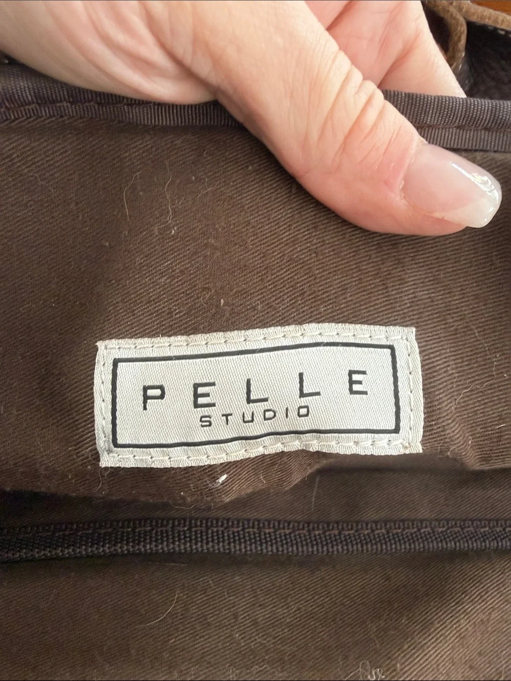 Vintage Pelle Studios Wilson leather weekend and brief case travel set
